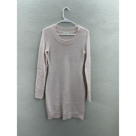 Derek Heart Dresses & Skirts - Derek Heart Womens Sweater Dress Size Medium Pink Long Sleeve Knit